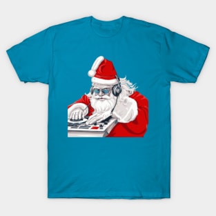 Cool Dude Old Skool Eighties Christmas DJ T-Shirt